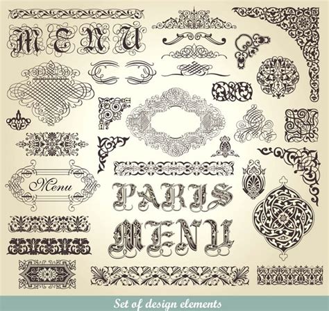 European pattern vector Free vector in Adobe Illustrator ai ( .ai ... (474x448), Png Download