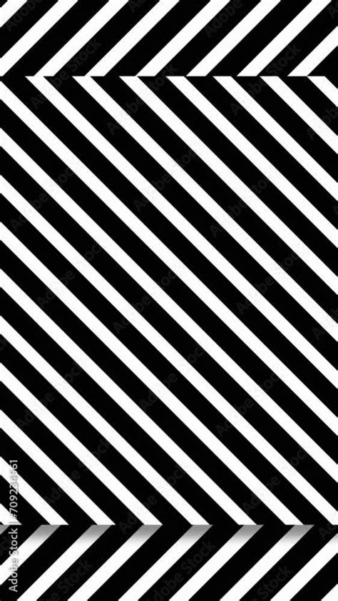 Vid&eacute;o Stock Moving stripes of lines pattern inside a rectangle shape ... (474x841), Png Download