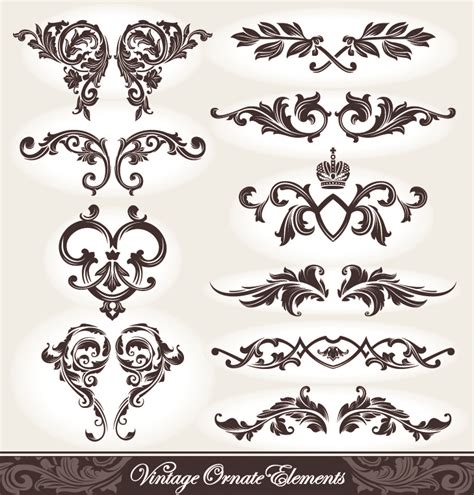 European pattern patterns 05 vector Free Vector / 4Vector (474x495), Png Download