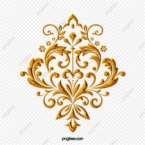 Download - Golden European Pattern PNG Picture, European Pattern Golden Pattern ...
