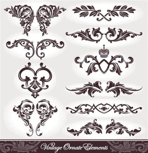 Download - European pattern patterns 05 vector Free vector in Encapsulated ...